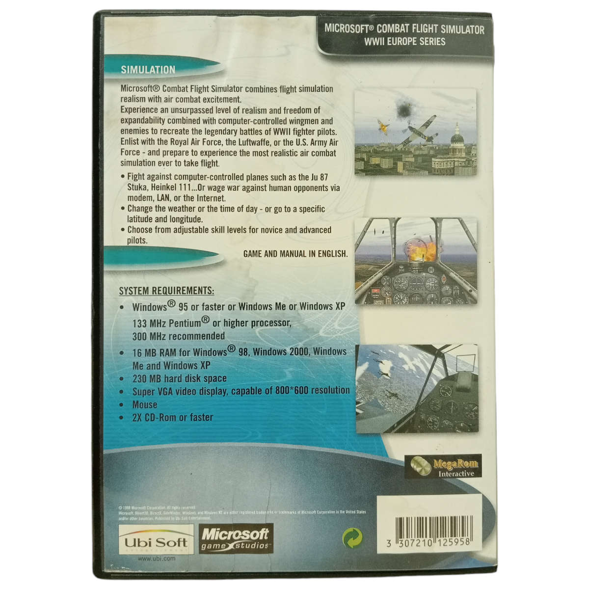 Combat Flight Simulator - WWII Europe Series PC (CD)