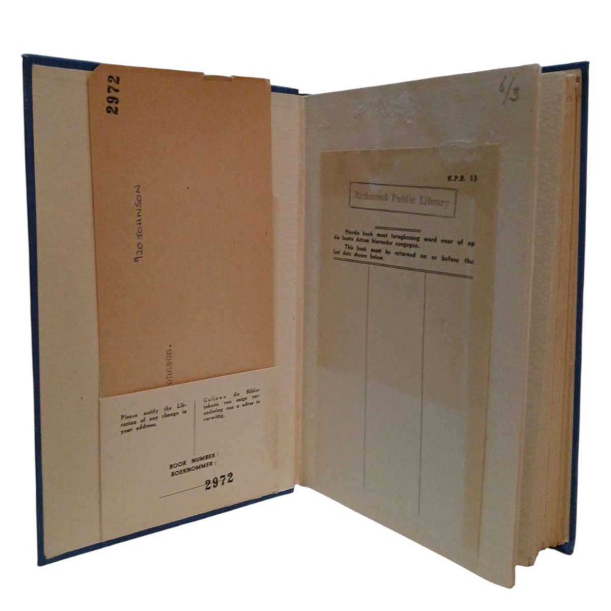 1920 Pussyfoot Johnson by F.A. McKenzie Hardcover w/o Dustjacket