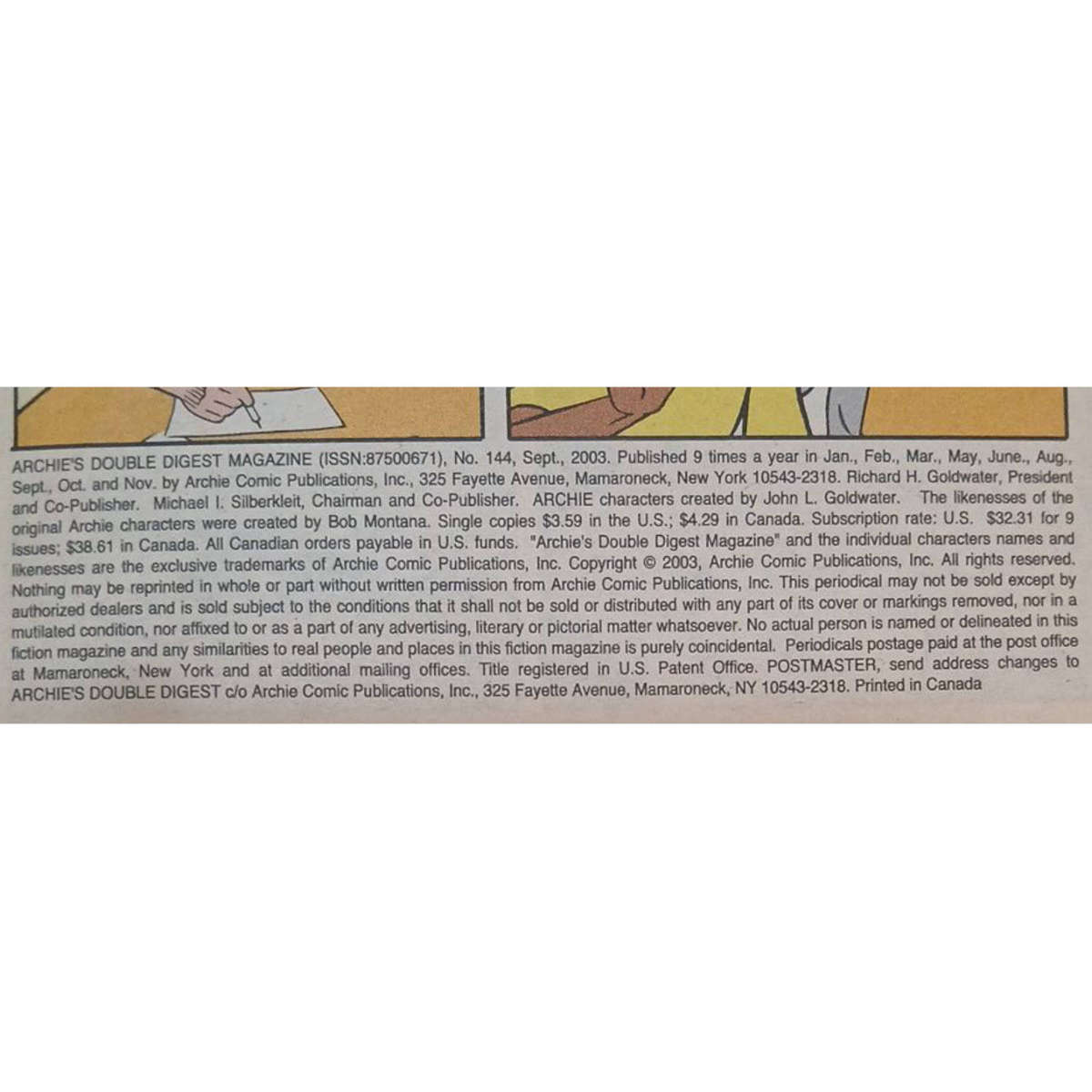 Set of Archie Jumbo Comics Digest #316 & Archie's Double Digest no144