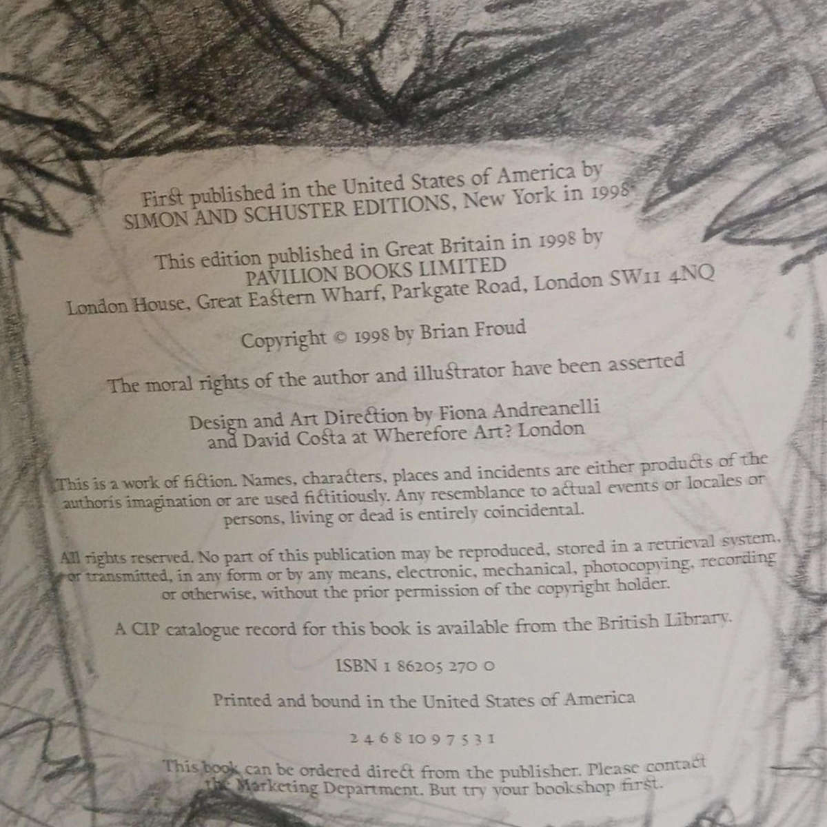 1998 Good Faeries by Brian Froud Hardcover w/Dustjacket