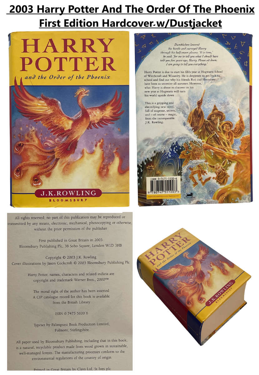 Harry Potter Book 1-7 Set and Harry Potter And The Cursed Child by J. K. Rowling  1997 Harry Potter