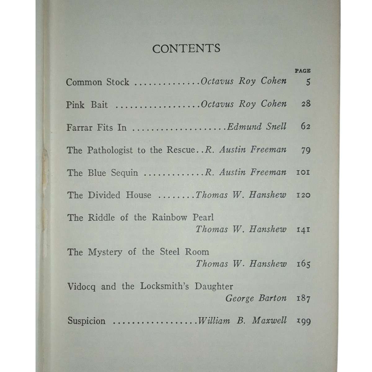 1920 The World's Best 100 Detective Stories Voulume 1-10 Set by Eugene Thwing Hardcover w/o Dustjack
