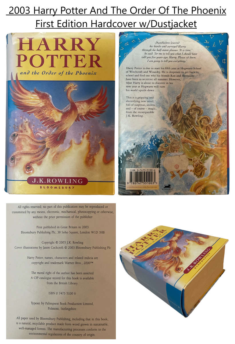 Harry Potter Book 1-7 Set and Harry Potter by J. K. Rowling  1997 Harry Potter And The Philosopher's
