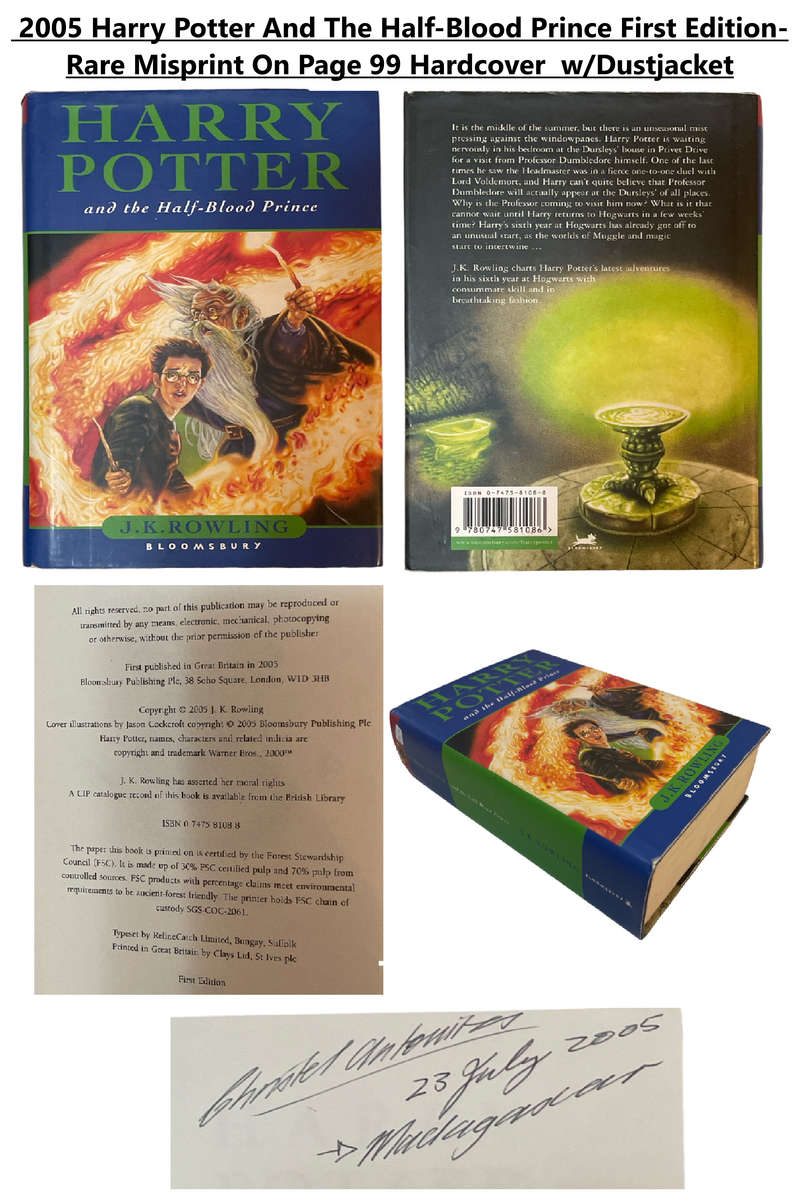 Harry Potter Book 1-7 Set and Harry Potter by J. K. Rowling  1997 Harry Potter And The Philosopher's