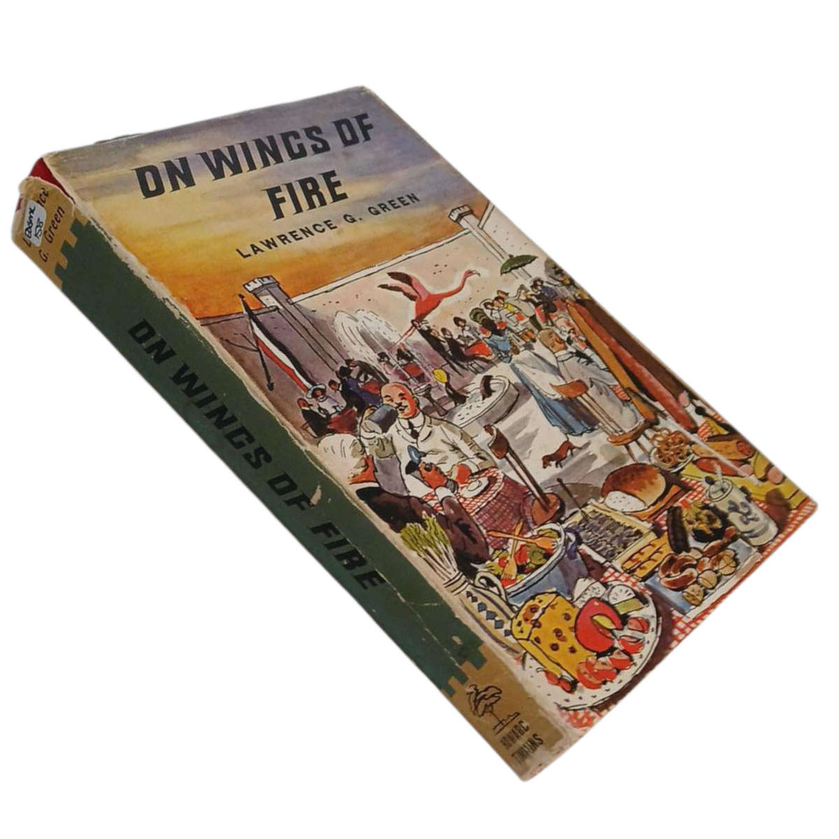 1967 On Wings Of Fire By Lawrence G Green Hardcover w/Dustjacket