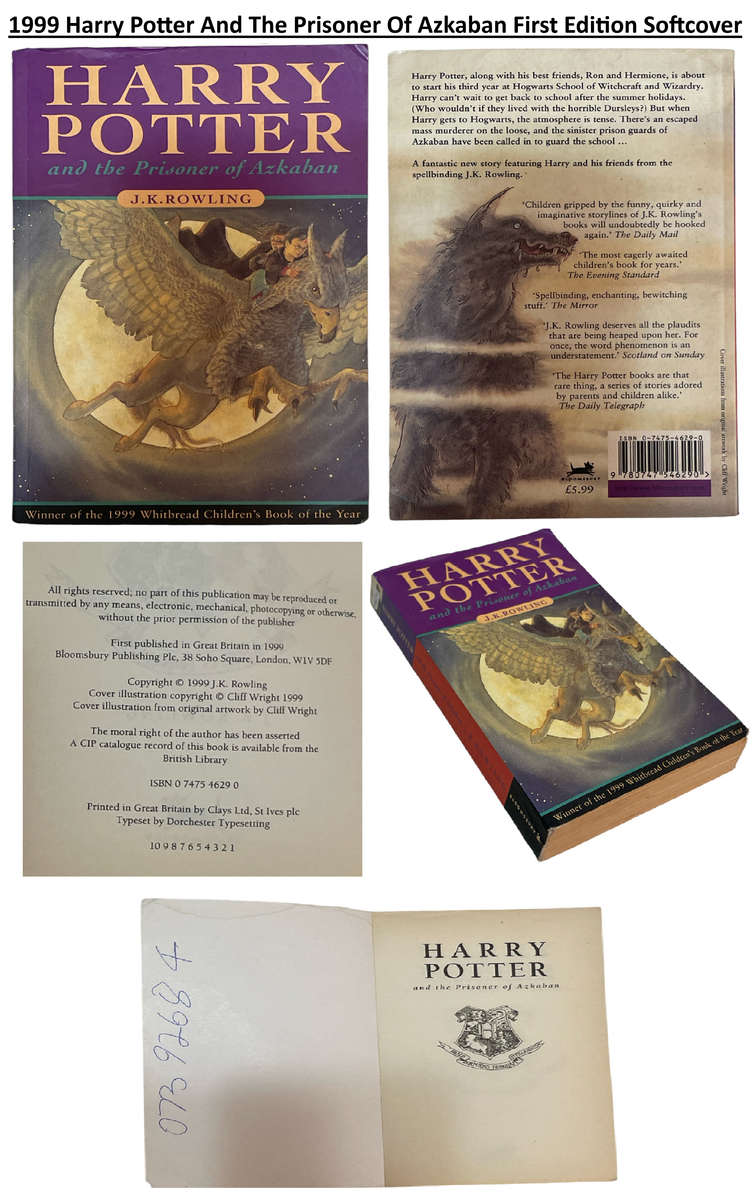 Harry Potter Book 1-7 Set and Harry Potter by J. K. Rowling  1997 Harry Potter And The Philosopher's