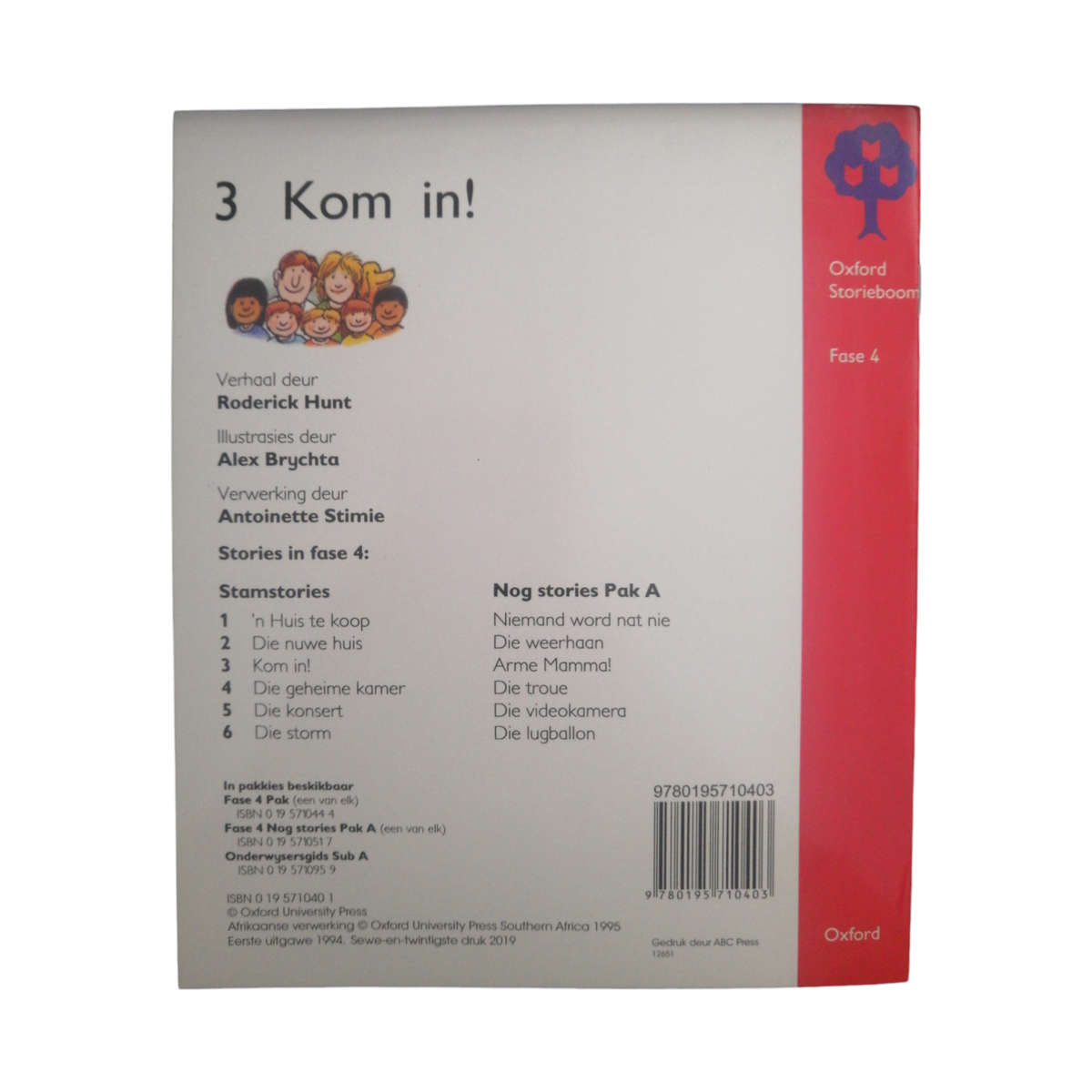 2019 Oxford Storieboom Fase 4 Book 1-6 by Roderick Hunt and Alex Brychta 6 Book Set Softcover