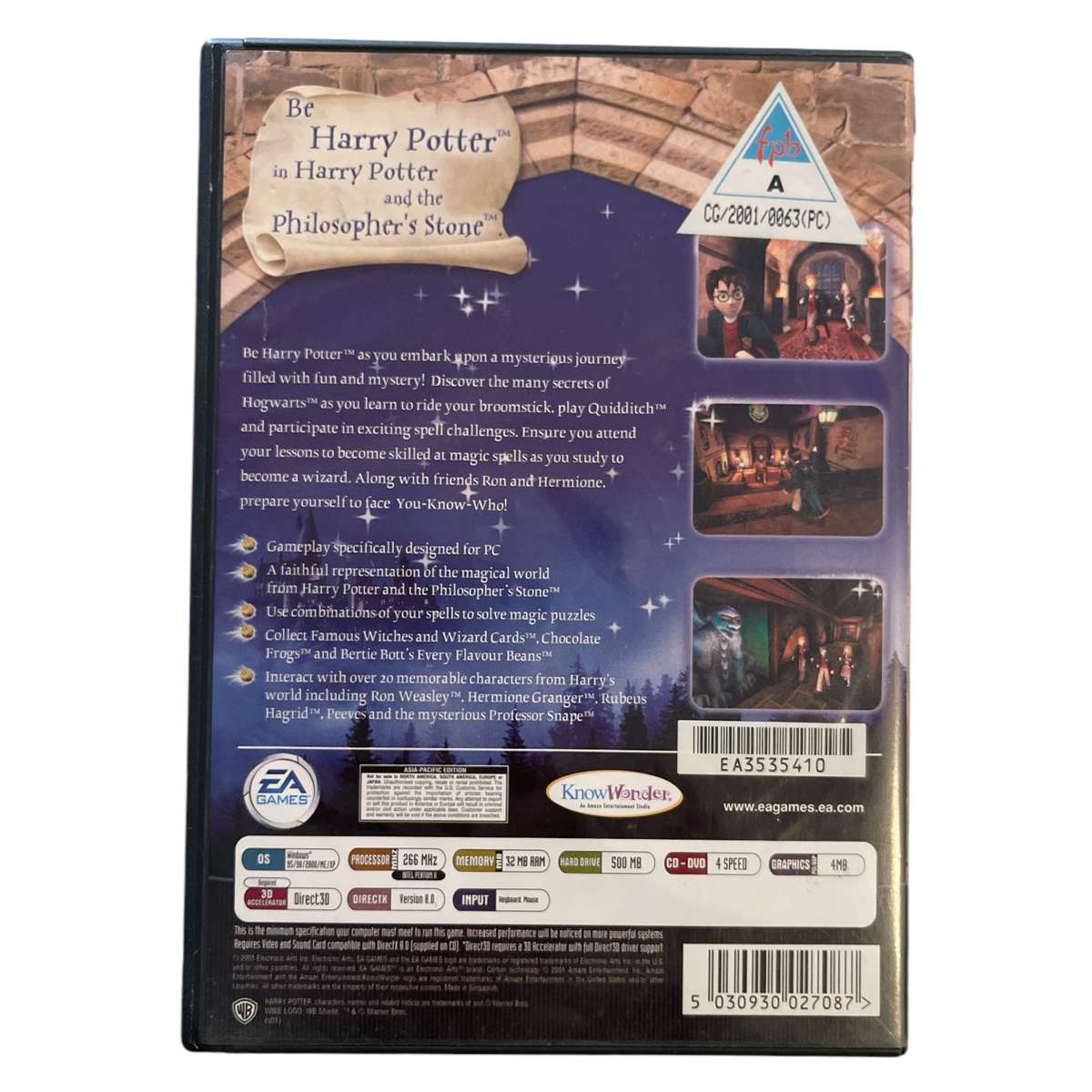 Harry Potter And The Philosopher's Stone PC (CD)