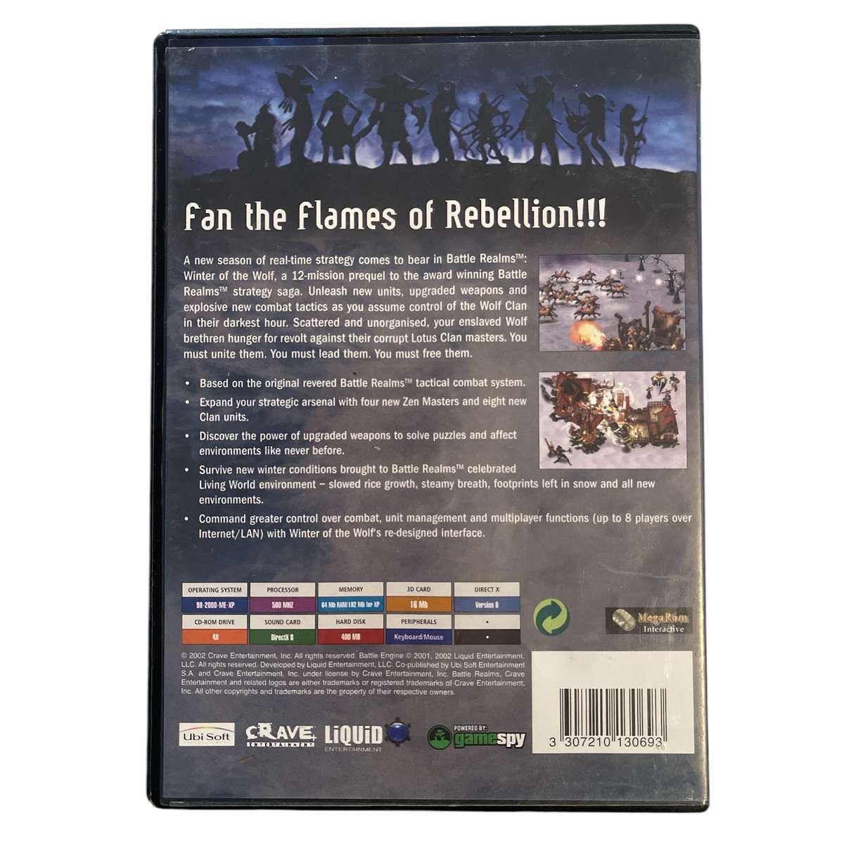 Battle Realms - Winter Of The Wolf PC (CD)