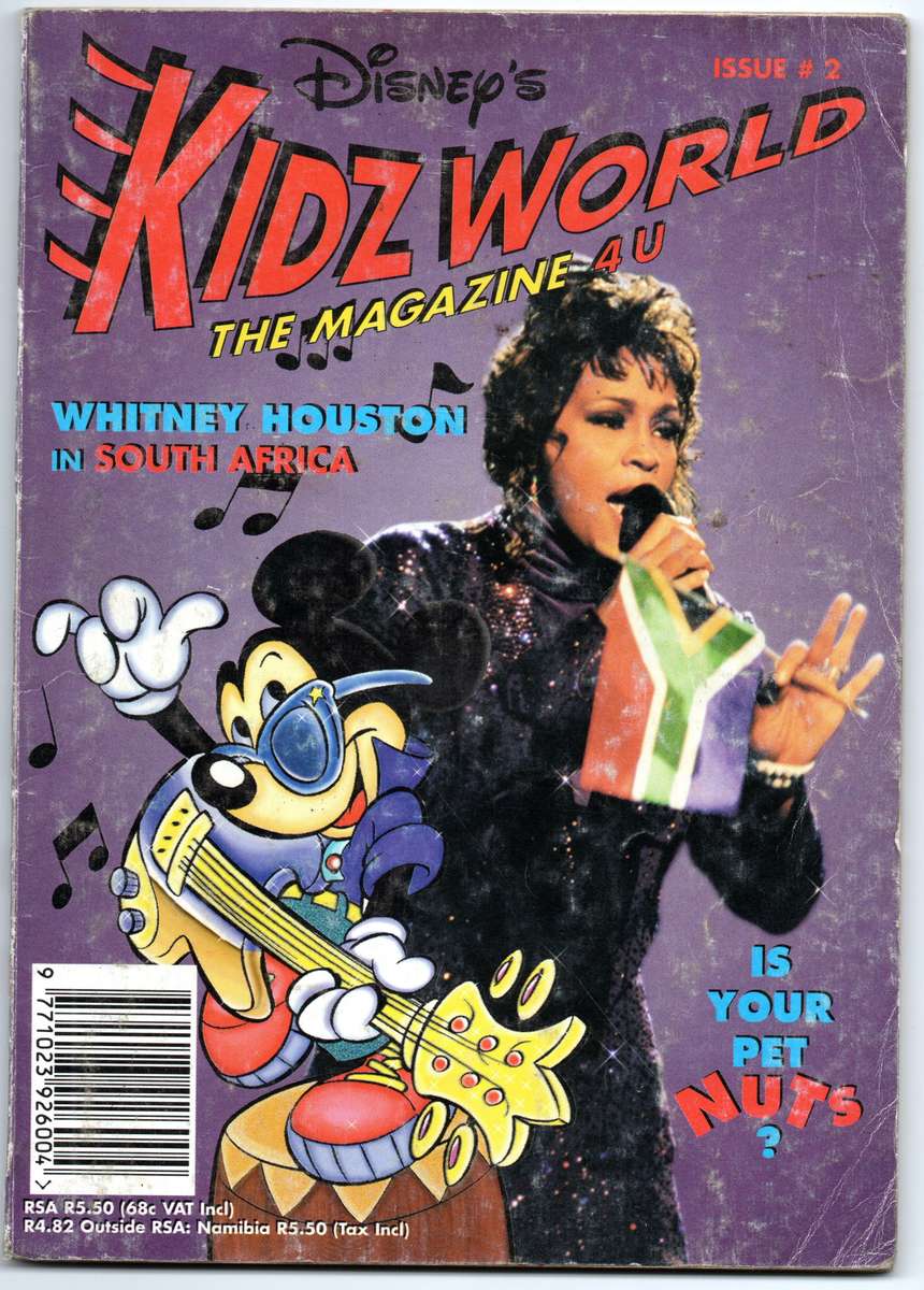 Disney's Kidzworld Magazine Issues 2, 5, 10 and 13 4 Magazine Set Softcover