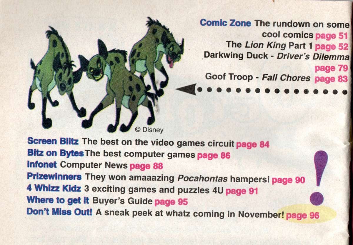 Disney's Kidzworld Magazine Issues 2, 5, 10 and 13 4 Magazine Set Softcover