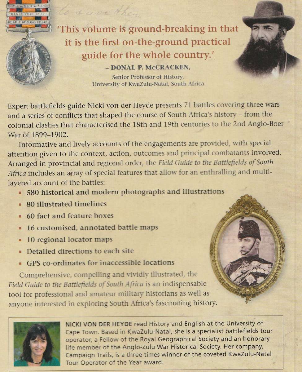 FIELD GUIDE TO THE BATTLEFIELDS OF SOUTH AFRICAby Nicki von der Heyde