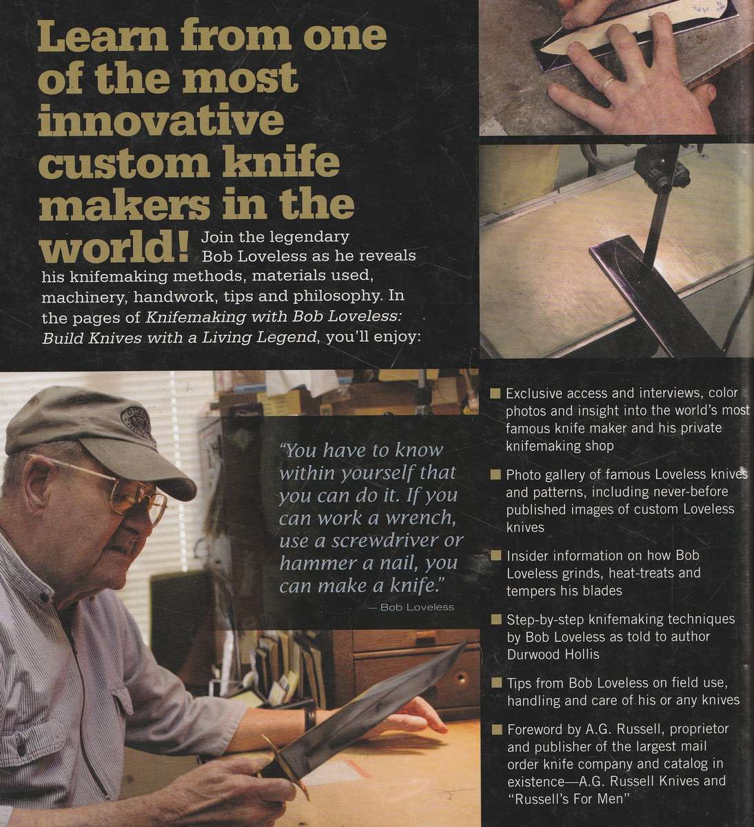 KNIFEMAKING WITH BOB LOVELESS by Durwood Hollis