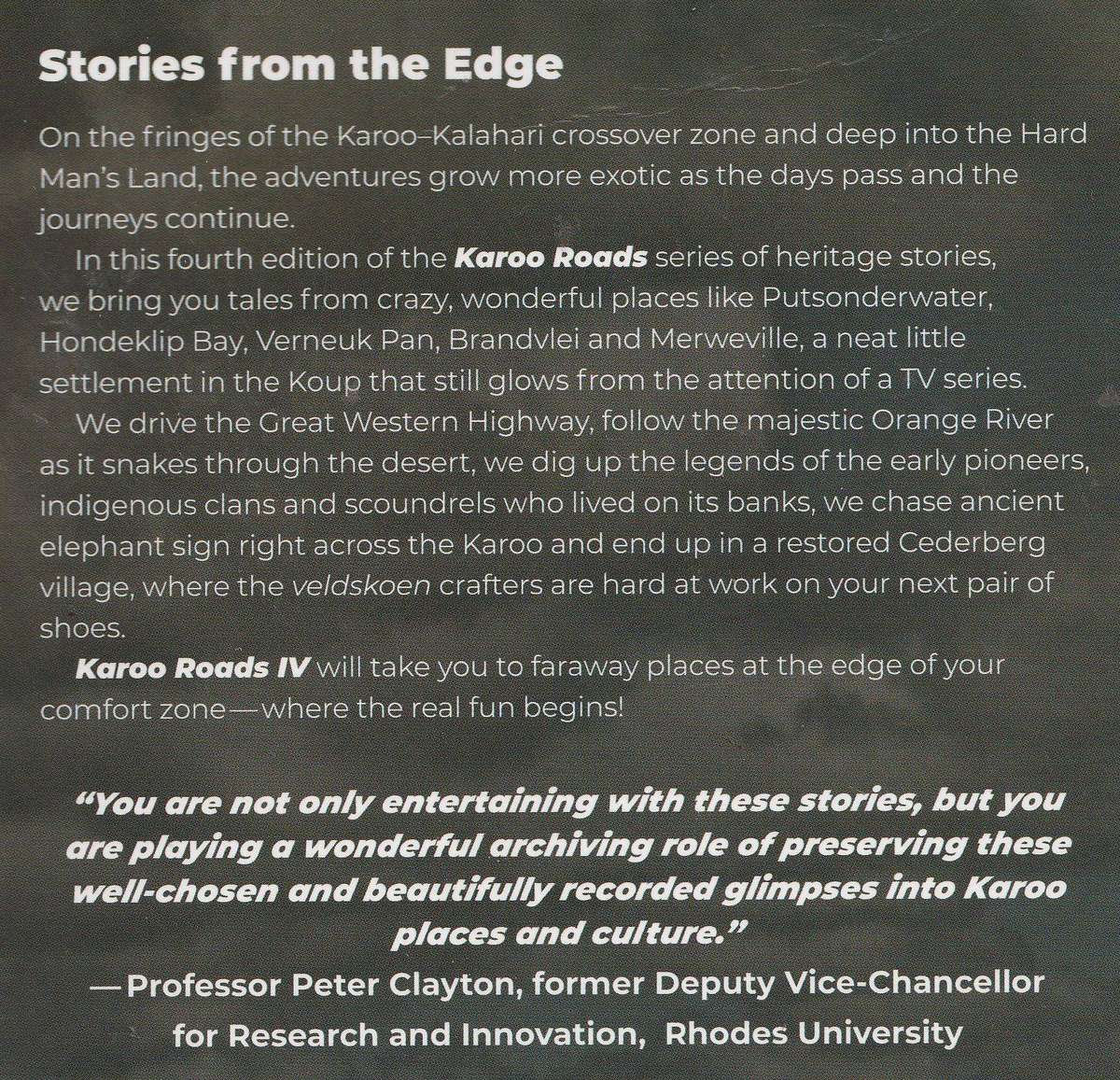 KAROO ROADS IV: IN FARAWAY PLACES by Julienne du Toit & Chris Marais