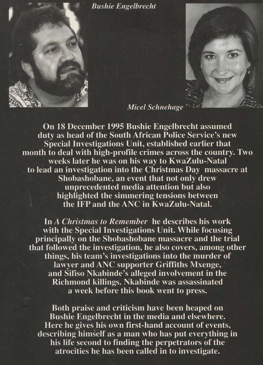 A CHRISTMAS TO REMEMBER by Bushie Engelbrecht & Micel Schnehage