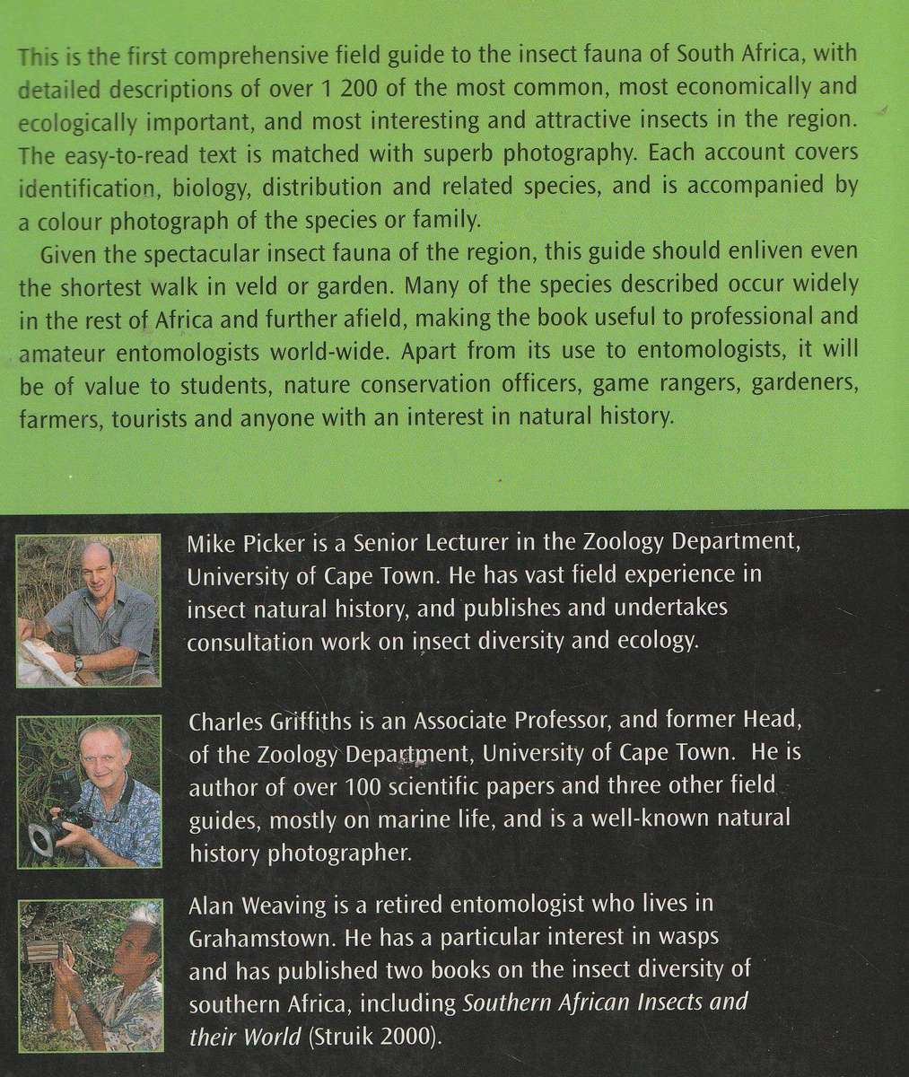 FIELD GUIDE TO INSECTS OF SOUTH AFRICA