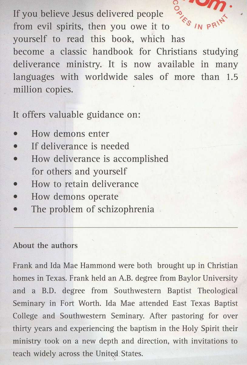 PIGS IN THE PARLOUR: A PRACTICAL GUIDE TO DELIVERANCE by Frank & Ida Mae Hammond