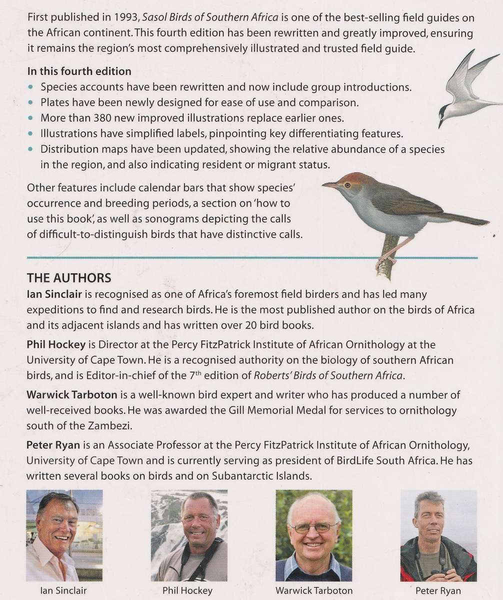 SASOL BIRDS OF SOUTHERN AFRICA (FOURTH EDITION)