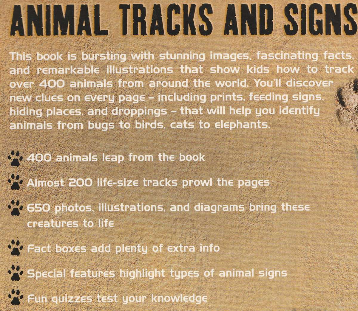 ANIMAL TRACKS AND SIGNS by Jinny Johnson