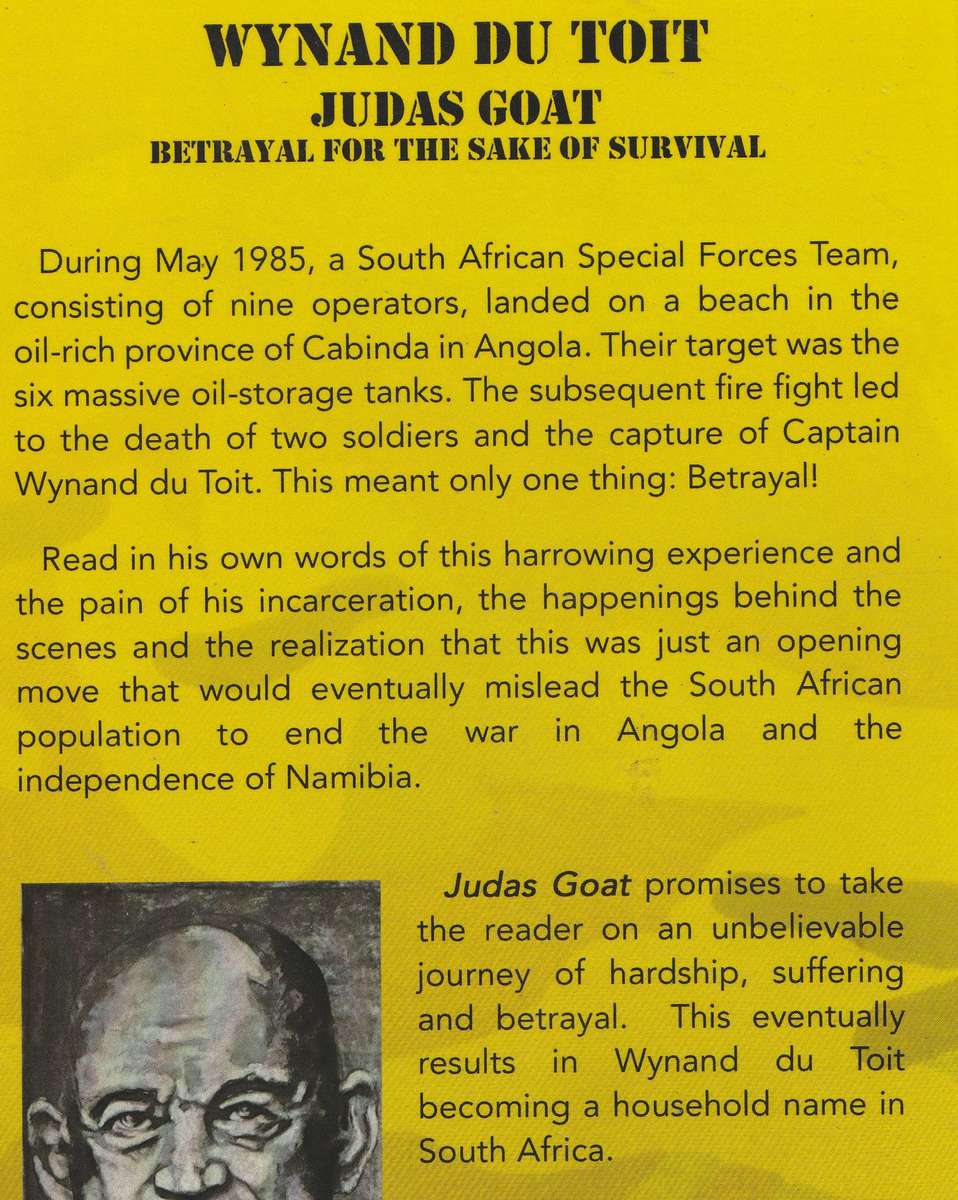 JUDAS GOAT: BETRAYAL FOR THE SAKE OF SURVIVAL by Wynand du Toit