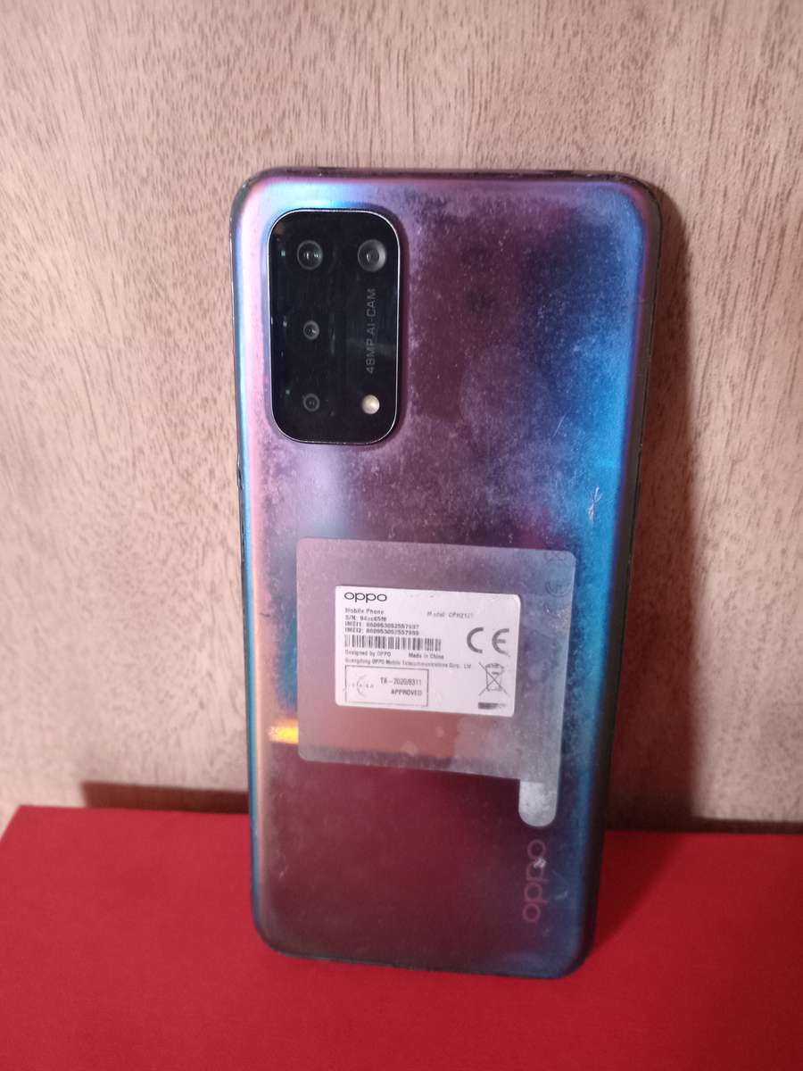 SMARTPHONE OPPO A74 5G || 128G/6G, 48MP TRIPLE CAM,FINGERPRINT BARGAIN