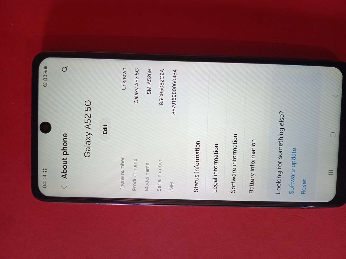 SAMSUNG GALAXY A52 5G SMARTPHONE || 128G/6G, 64MP QUADRUPLE CAM,4K, AMAZING PHONE