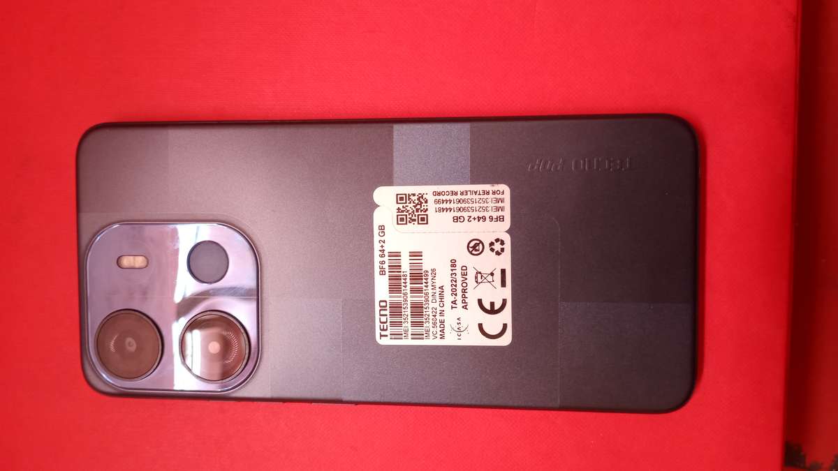 LIKE NEW TECNO POP 7 SMARTPHONE || 64G/4G BIG BATTERY, FINGERPRINT NEW MODEL