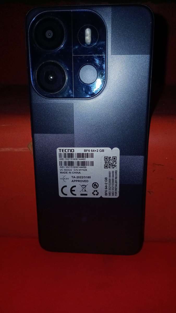 LIKE NEW TECNO POP 7 SMARTPHONE || 64G/4G BIG BATTERY, FINGERPRINT NEW MODEL