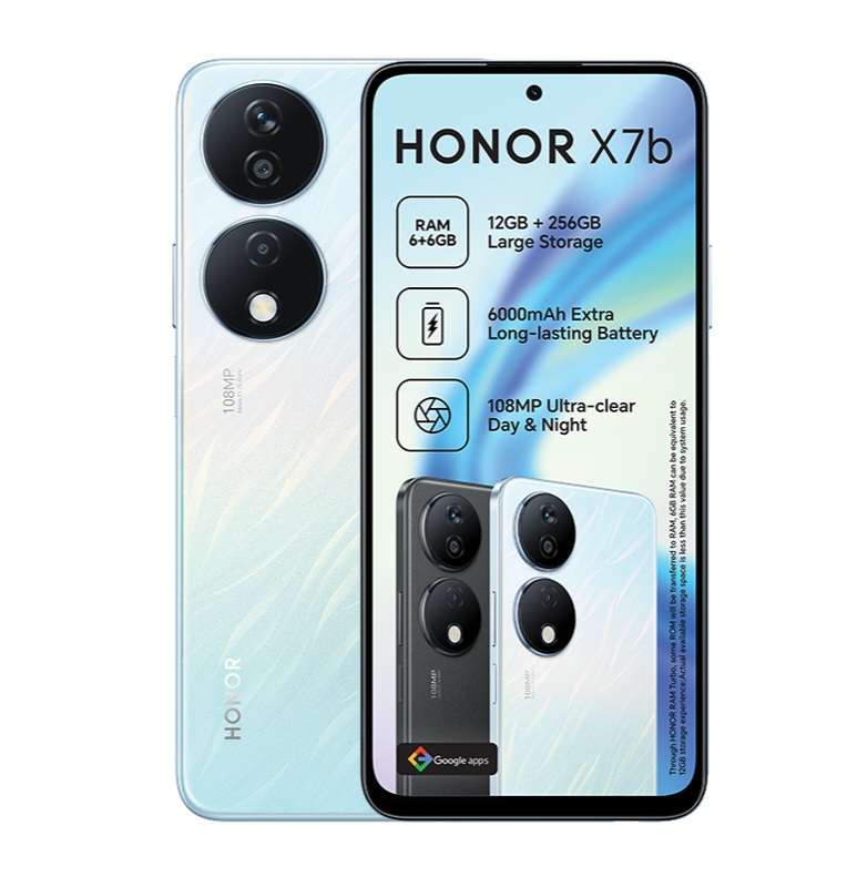 BRAND NEW SMARTPHONE | HONOR X7B, 256/12G| 3DAYS BATTERY, 108MP TRIPLE CLEAR CAM, FINGERPRINT
