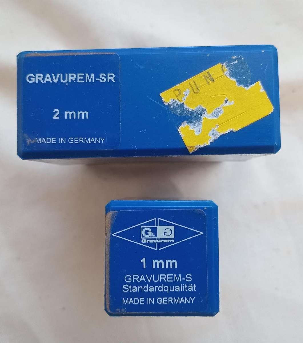 Gravurem 2mm letter & 1mm number metal stamps made in germany