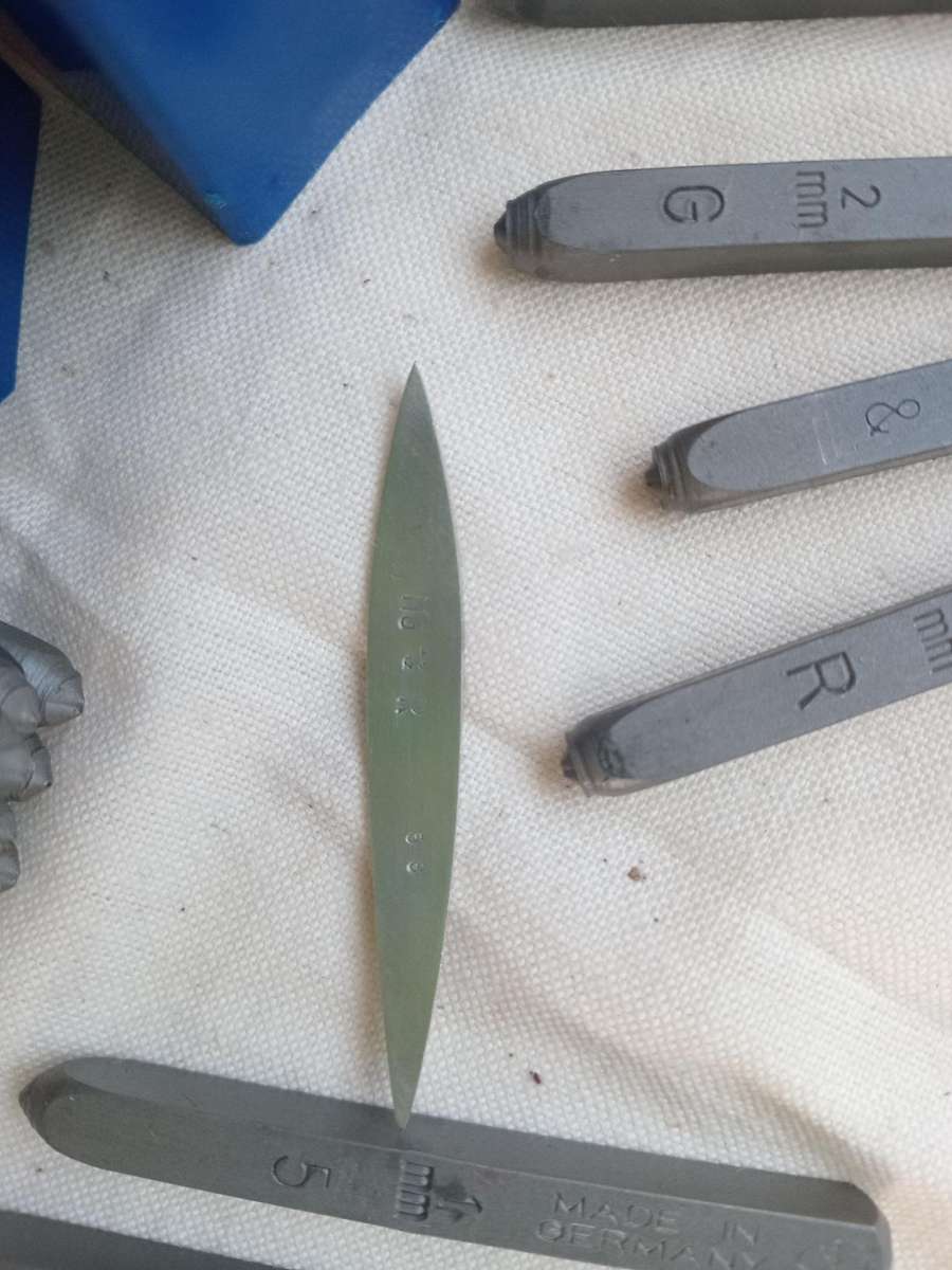 Gravurem 2mm letter & 1mm number metal stamps made in germany