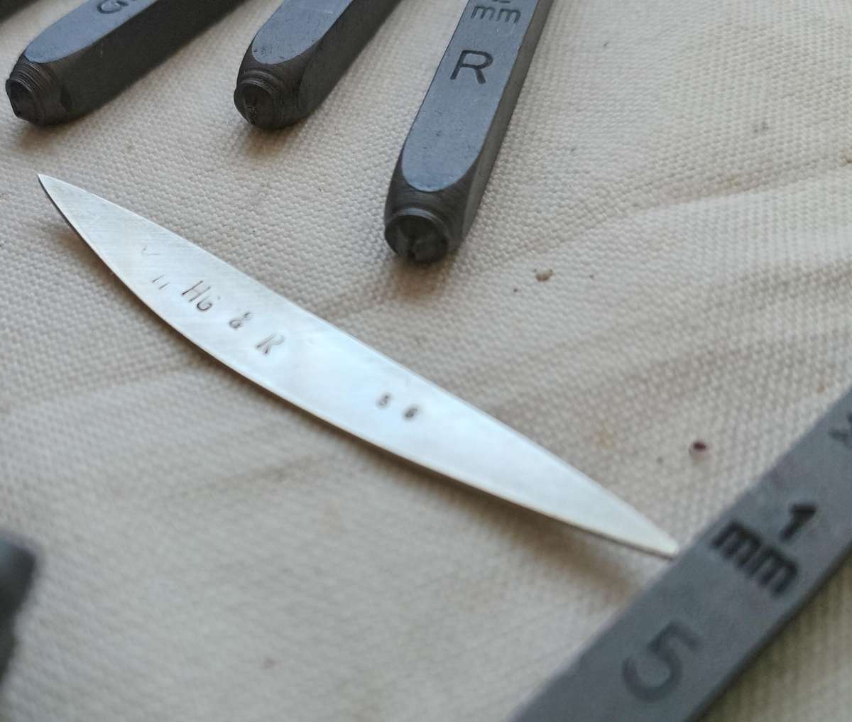 Gravurem 2mm letter & 1mm number metal stamps made in germany