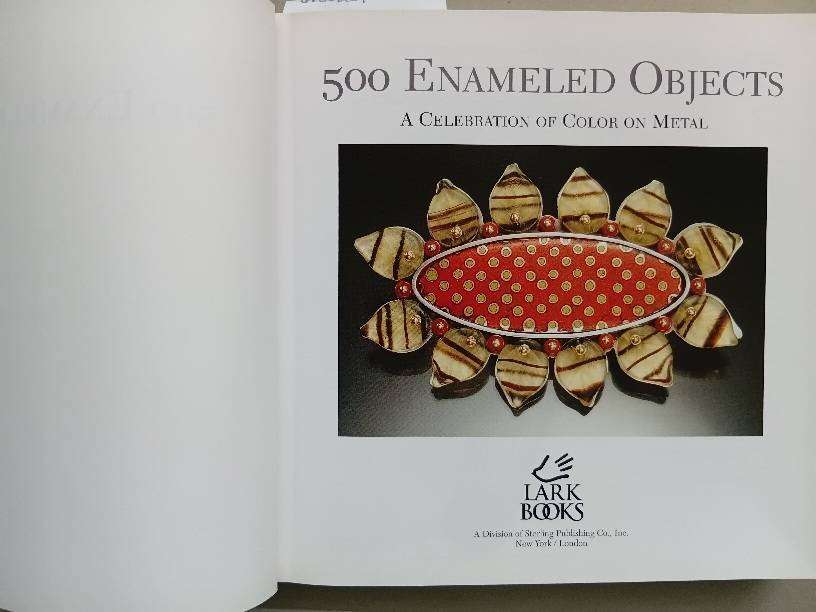 4 x Jewellery books: 1000 Rings, 500 bracelets, 500 enameled objects, 500 brooches