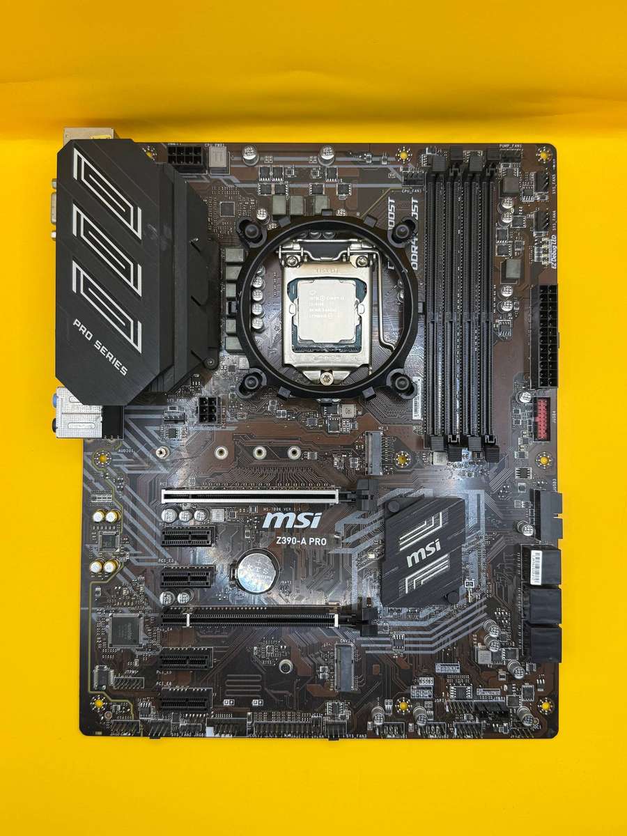 [FAULTY] Z390-A Pro Motherboard | i3 8100 Processor