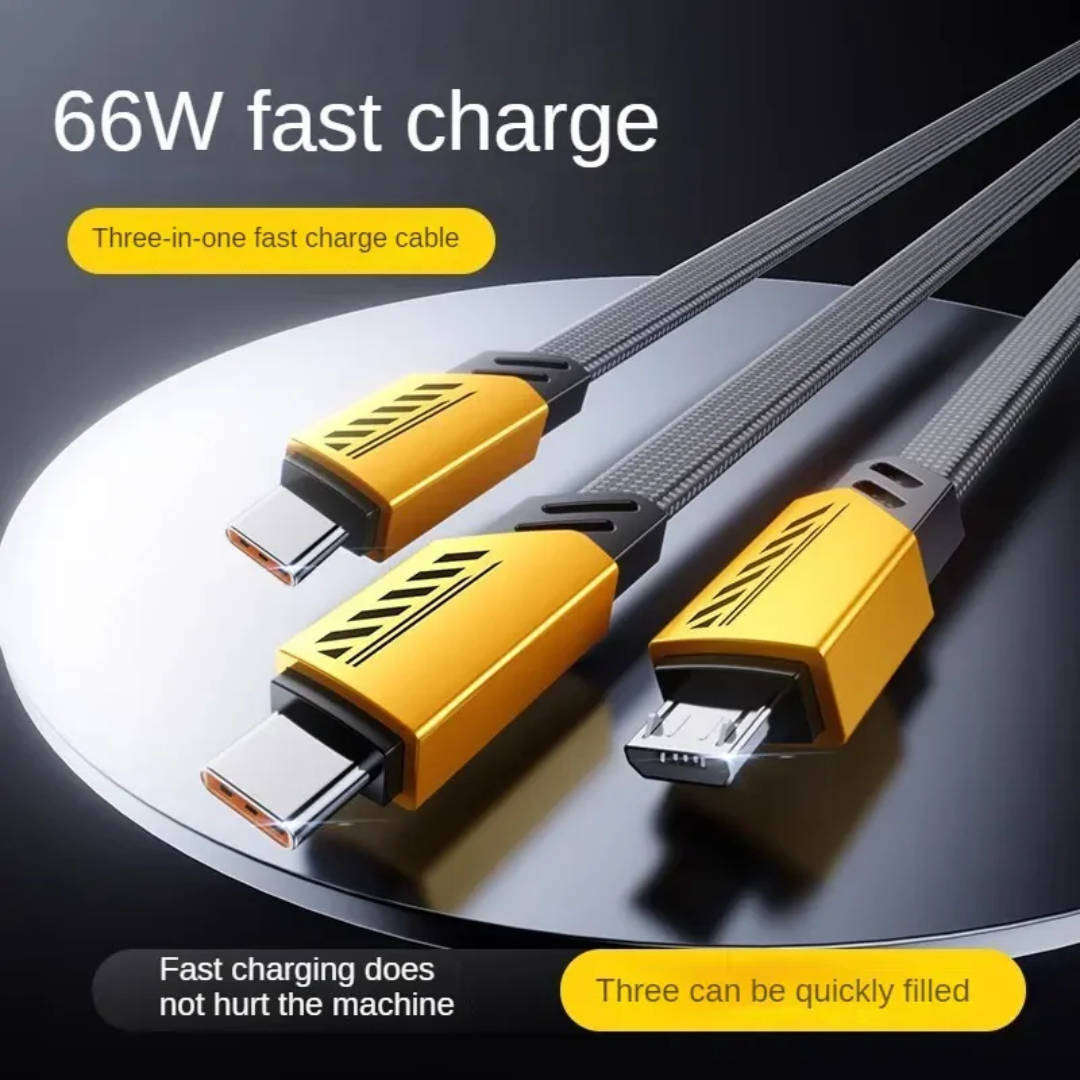 3 in 1 120W Fast Charging cable