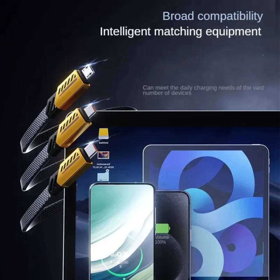 3 in 1 120W Fast Charging cable