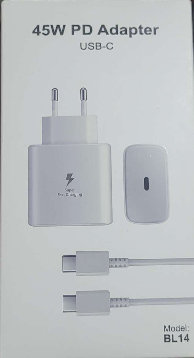 45W PD charger with cable