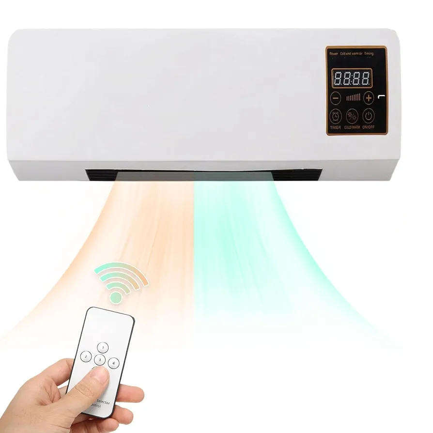 1500W remote control wall heater