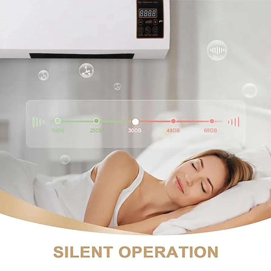 1500W remote control wall heater