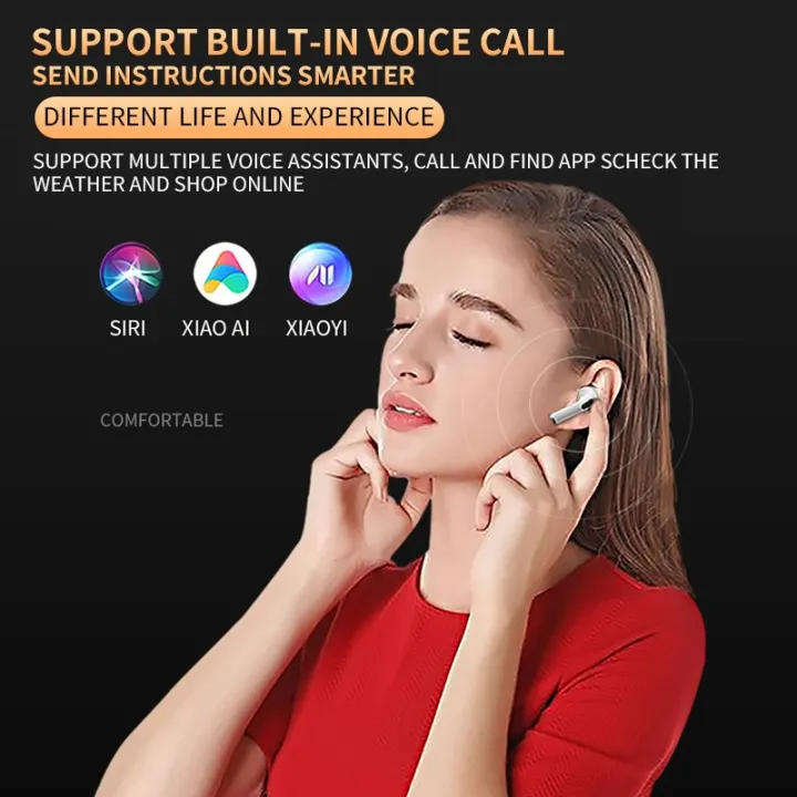 Pro6 TWS Bluetooth Headset Touch control 5.0 Bluetooth Headphone Sports Earphone With Microphone