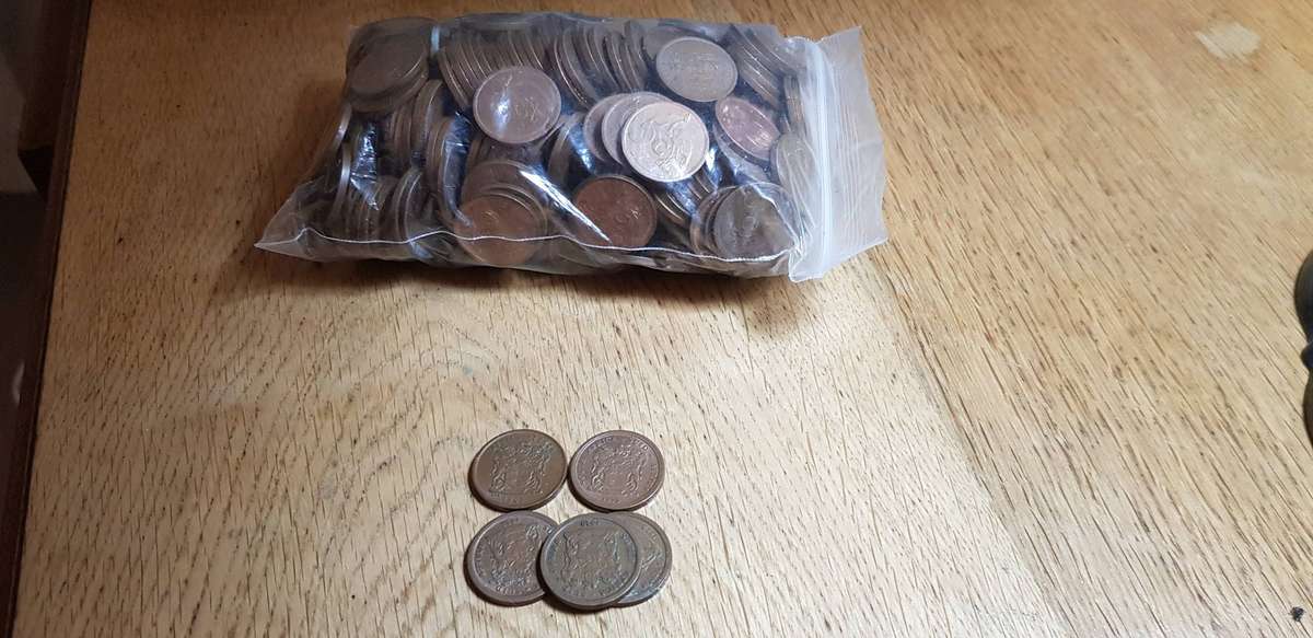 MASSIVE 1.4KGS OF SA 5C COINS - SOME 1990s as well
