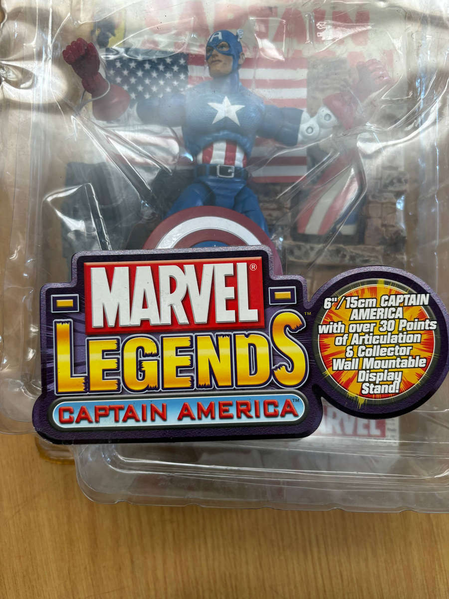 Marvel Legends Captain America Action Figure (Comic Book Included)