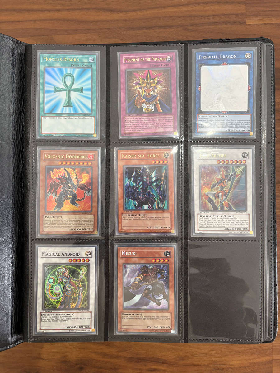 Rare Yu-Gi-Oh! Cards Collection + Dragon Shield Binder