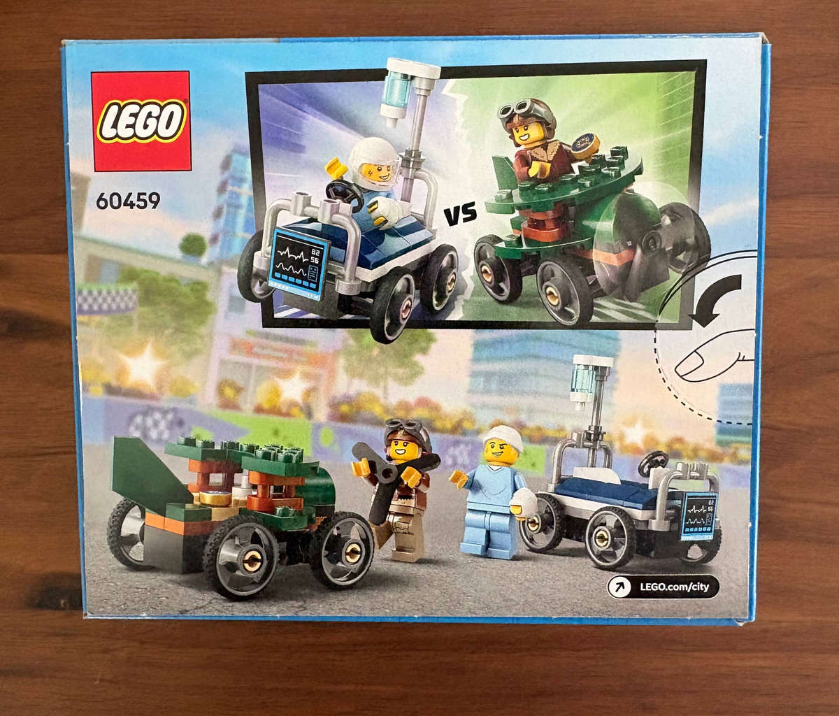 LEGO 60459 City Aeroplane vs. Hospital Bed Set (Sealed)