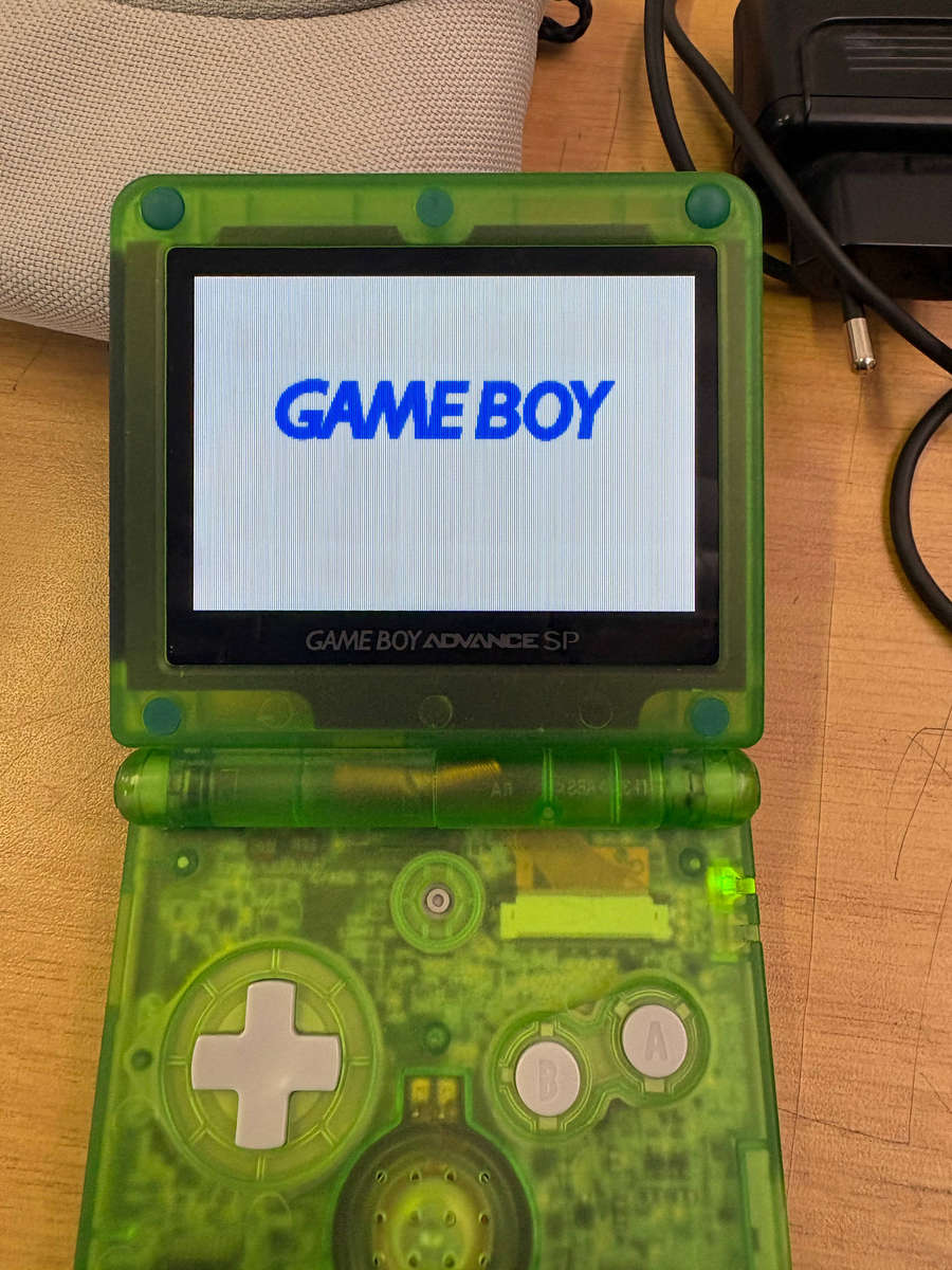 Nintendo Game Boy Advance SP (reshelled & IPS Screen) Console with Accessories