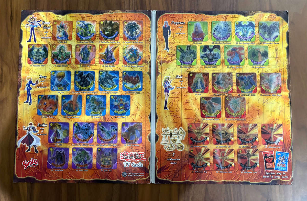 Yu-Gi-Oh! TV/Tazo Album - Complete with Extas's