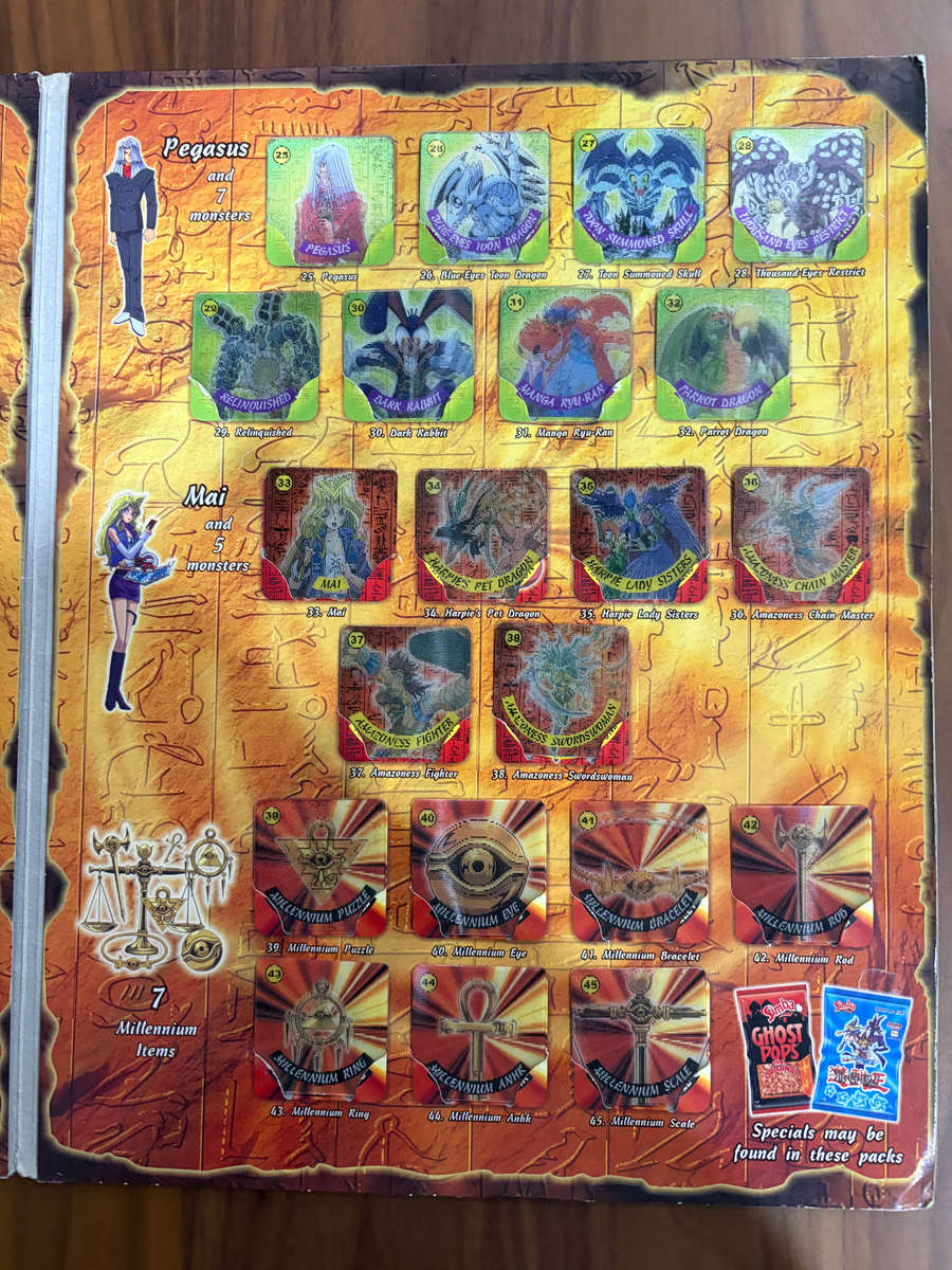 Yu-Gi-Oh! TV/Tazo Album - Complete with Extas's