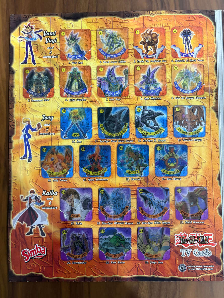 Yu-Gi-Oh! TV/Tazo Album - Complete with Extas's