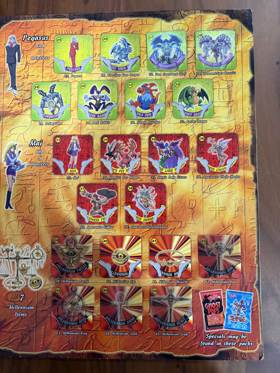 Yu-Gi-Oh! TV/Tazo Album - Complete with Extas's