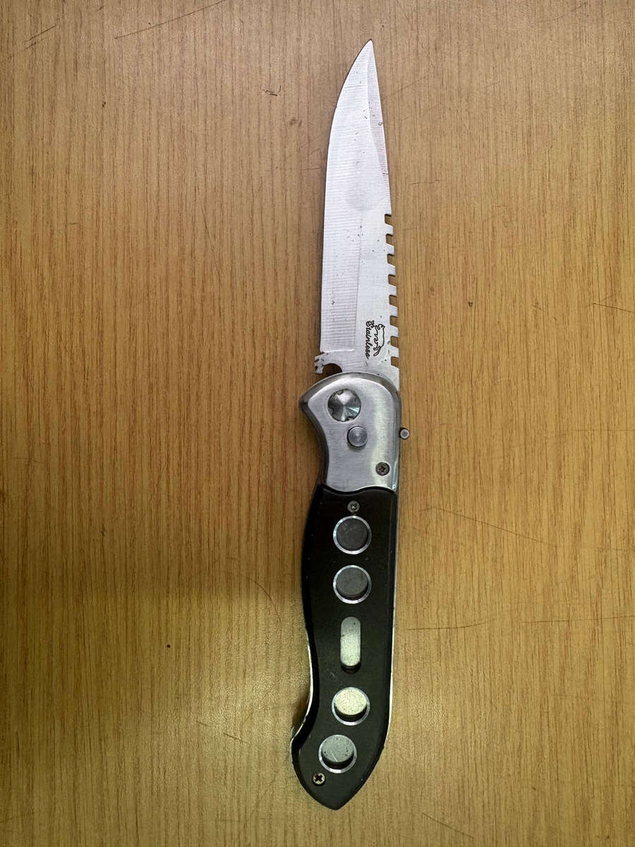 Stainless Steel Side-Opening Switchblade Pocket Knife